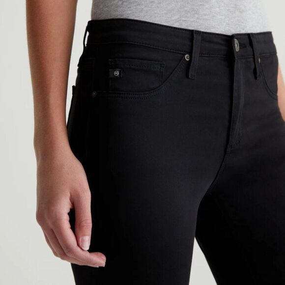 AG The Legging Ankle Super Skinny Ankle JET Black - Picture 3 of 4